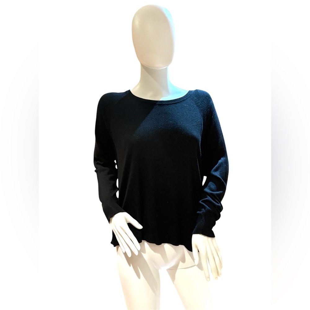 Zara Black Knit Sweater . Sz Medium